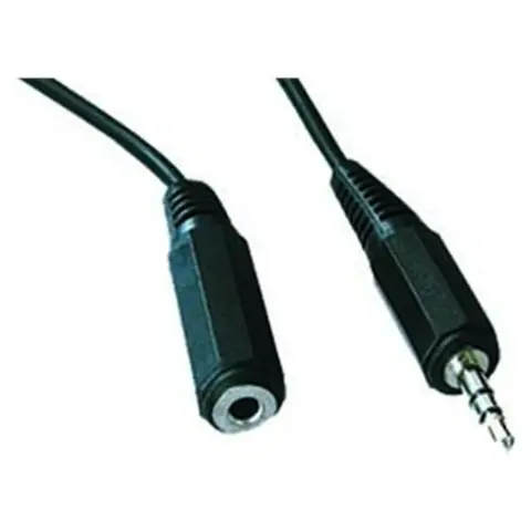 GEMBIRD Jack Hosszabbító Fekete 3m CCA-423-3M