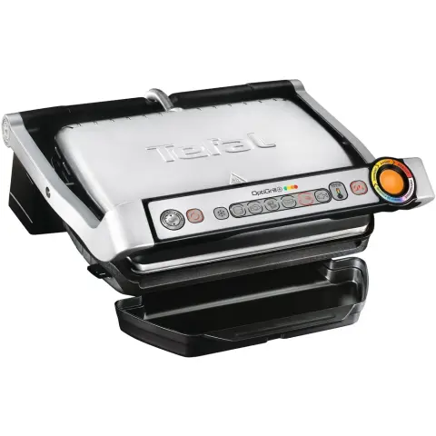 TEFAL GC712D34 INOX EE + Elektromos grillsütő ezüst / fekete