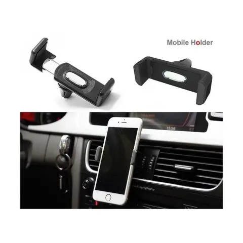 BLACKBIRD Auto držač za telefon - za ventilacijski otvor crni