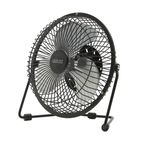 DELIGHT 51110 Mini ventilátor fekete