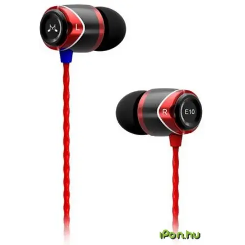 SOUNDMAGIC E10 fekete-piros