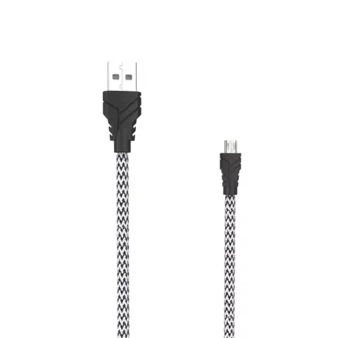 AWEI USB Micro USB Átalakító Fehér-Fekete 1m