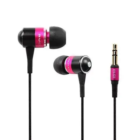 AWEI ES-Q3 In-Ear fülhallgató rózsaszín