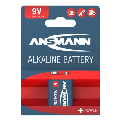 ANSMANN 9V elem (E) 1db