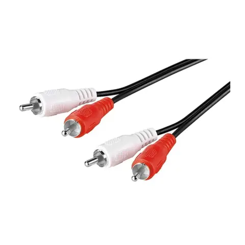 GOOBAY RCA Összekötő Fekete 5m 50030
