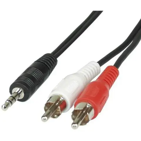 GOOBAY Jack RCA Átalakító Fekete 10m 50441