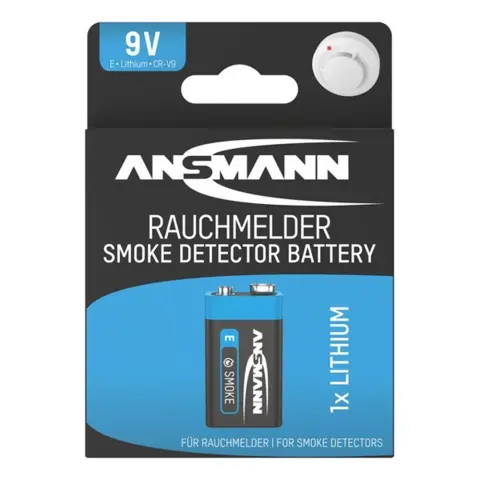 ANSMANN Smoke Detector 9V elem (E) 1db
