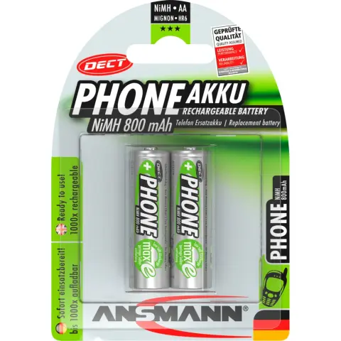ANSMANN Phone ceruza akku (AA) 800mAh 2db