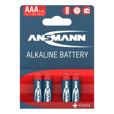 ANSMANN Alkaline mikro cerzua elem (AAA) 4db