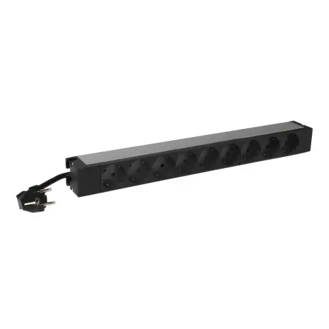 LEGRAND 646812 19"/1U 3m 9-outlet grounded power strip