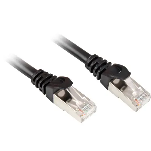 SHARKOON UTP CAT6 Összekötő Fekete 10m 4044951015023