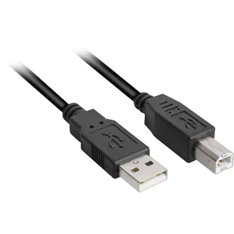 SHARKOON USB Összekötő Fekete 50cm 4044951015245