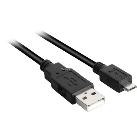 SHARKOON USB Micro USB Átalakító Fekete 3m 4044951015504