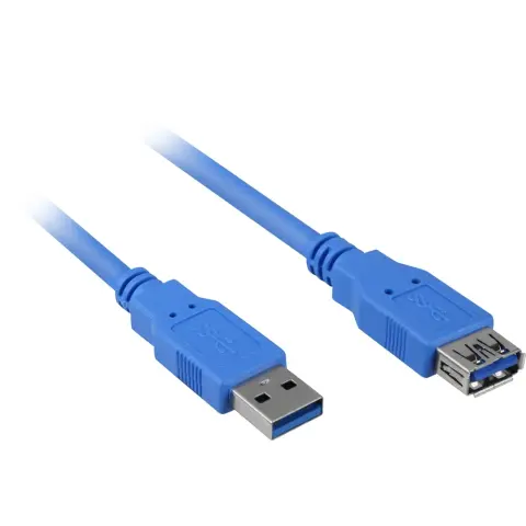 SHARKOON USB 3.0 Hosszabbító Kék 3m 4044951010899