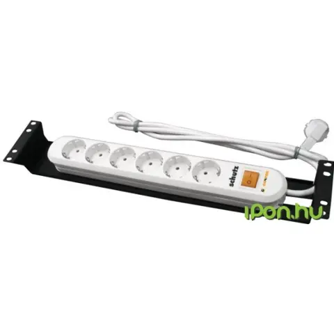 CONTEG de rețea splitter 19" 6xSchuko DP-RP-06-SCHUSP
