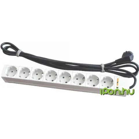 CONTEG Umrežavanje razdelnik 19" 8xSchuko DP-RP-08-SCHUS