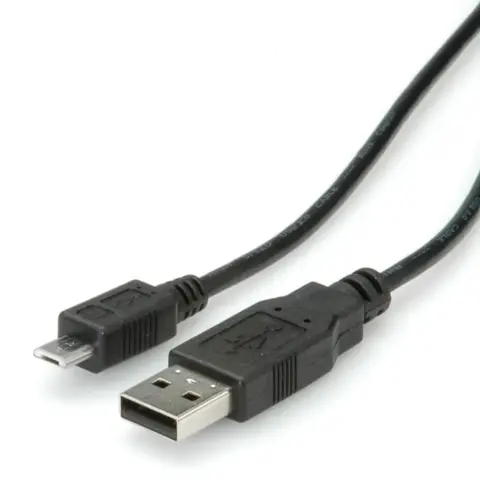 ROLINE USB Micro USB Átalakító Fekete 3m 11.02.8755-10