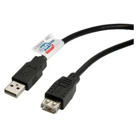 ROLINE USB Hosszabbító Fekete 1.8m 11.02.8948-100