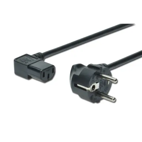 DIGITUS 230V IEC Tápkábel Fekete 1.8m AK-440102-018-S