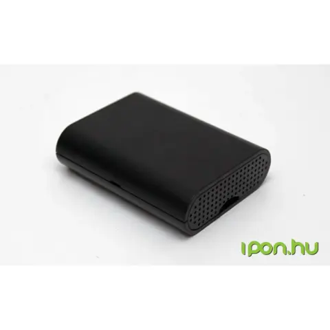 RASPBERRY PI 2/3 fekete lekerekített ház