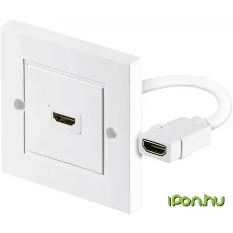 GOOBAY HDMI fali doboz fehér