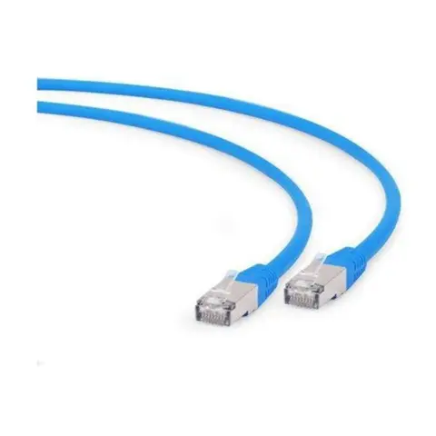GEMBIRD UTP CAT6A Conector Albastru 25cm PP6A-LSZHCU-B-0.25M