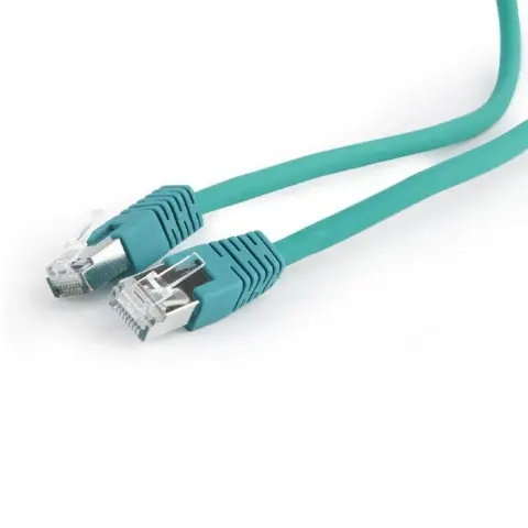 GEMBIRD UTP Conector verde 25cm PP6A-LSZHCU-G-0.25M