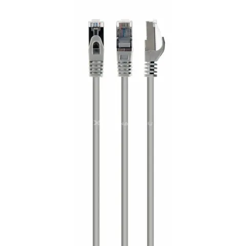GEMBIRD UTP CAT6A Conector Gri 25cm PP6A-LSZHCU-0.25M