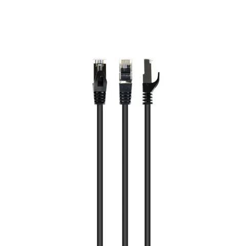GEMBIRD UTP CAT6A patch cable Black 1m PP6A-LSZHCU-BK-1M