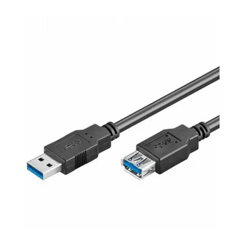 USB 3.0 Hosszabbító Fekete 1.8m S3012