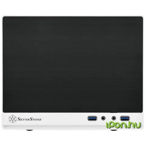 SILVERSTONE SG13 white-black plain