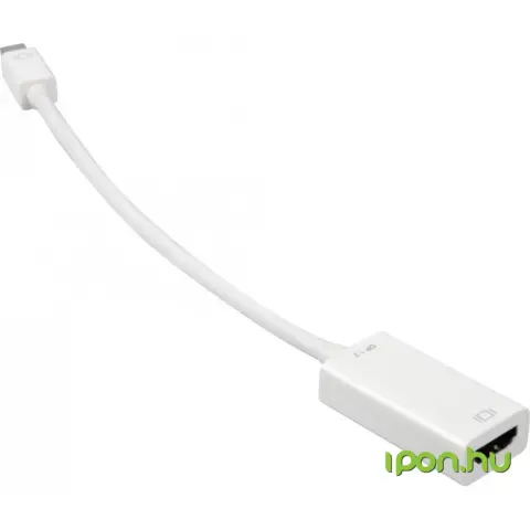 SHARKOON Mini DisplayPort HDMI Átalakító Fehér 15cm 4044951017362