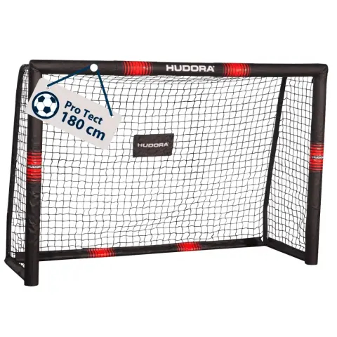 HUDORA 76913 Pro Tect 180 Futballkapú Fekete/Piros