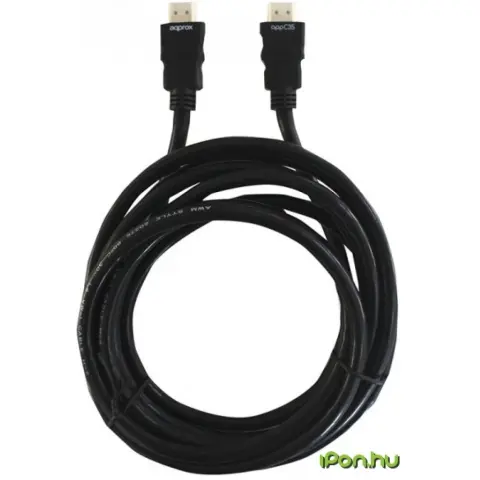 APPROX HDMI Összekötő Fekete 3m APPC35