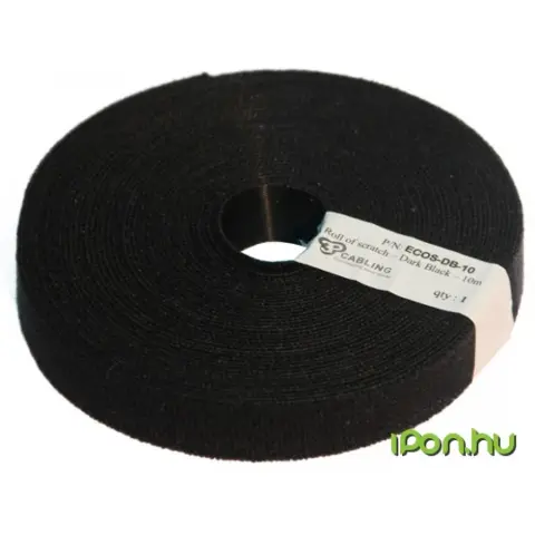 PATCHSEE Kábelkötegelő Fekete 10m ECOS-DB-10