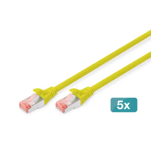 DIGITUS UTP CAT6 Yellow patch cable 10m DK-1644-100/Y