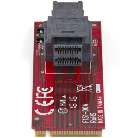 STARTECH M2E4SFF8643 - U.2 (SFF-8643) to M.2 PCI Express 3.0 x4 Host Adapter Card for 2.5” U.2 NVMe SSD