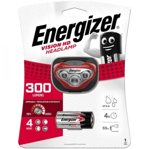 ENERGIZER Vision HD + 3xAAA čelna svetilka