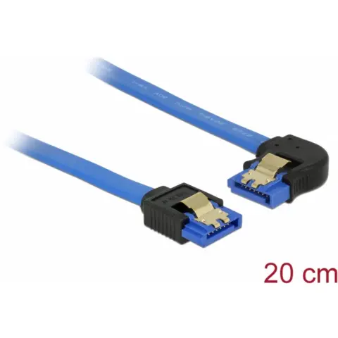 DELOCK SATA Összekötő Kék 20cm 84983