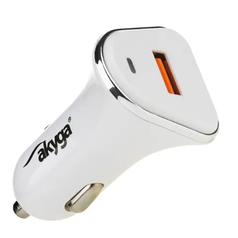 AKYGA Auto punjač 1xUSB 3A Crni