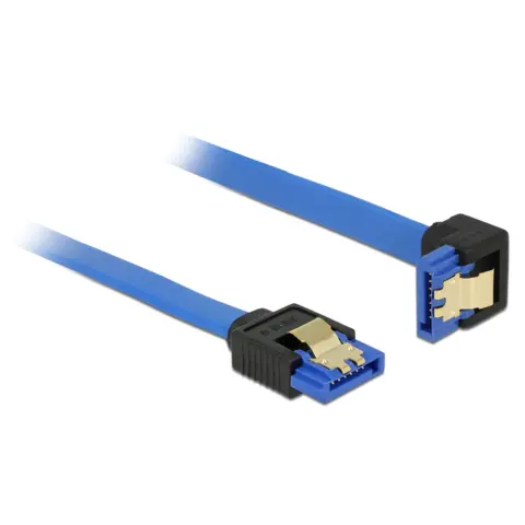 DELOCK SATA Összekötő Kék 20cm 85089