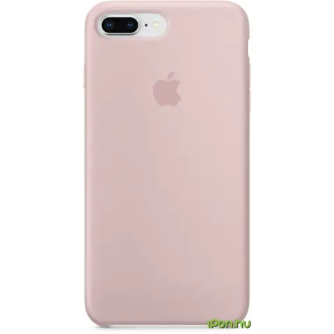 APPLE iPhone 8 Plus szilikontok rózsakvarc