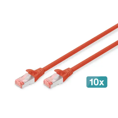 DIGITUS UTP CAT6 patch cable Red 2m DK-1644-020/R