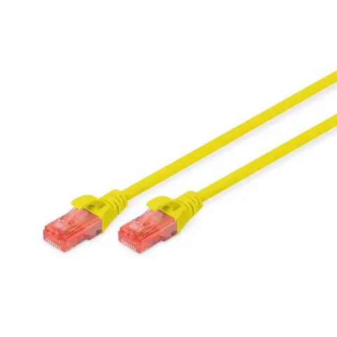 DIGITUS UTP CAT6 povezovalni kabel Rumen 10m DK-1617-100/Y