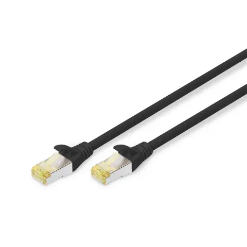 DIGITUS UTP CAT6A Cablu patch Negru 25cm DK-1644-A-0025/BL
