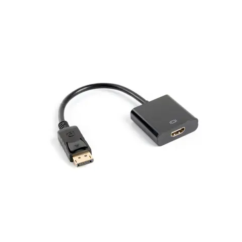 LANBERG DisplayPort HDMI Átalakító Fekete 10cm AD-0009-BK