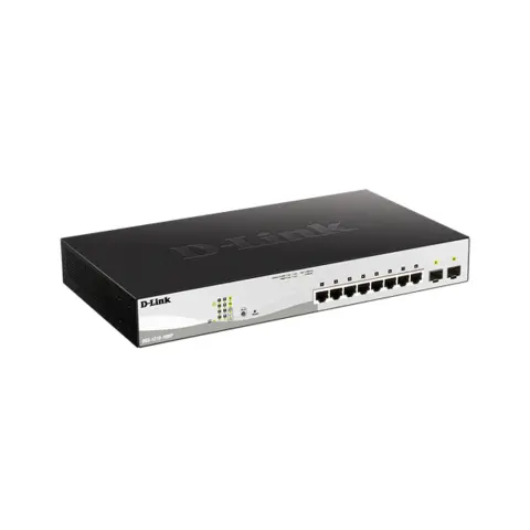 D-LINK DGS-1210-10MP 10-Port Gigabit Max PoE Smart Managed Switch (8 x PoE ports fanless)