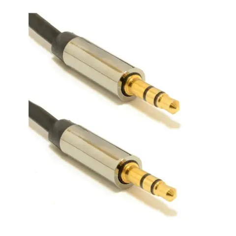 GEMBIRD Jack Összekötő Fekete 1m CCAP-444-1M
