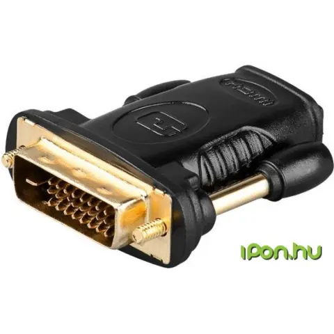 GOOBAY HDMI DVI-D Átalakító Fekete 3cm 68931