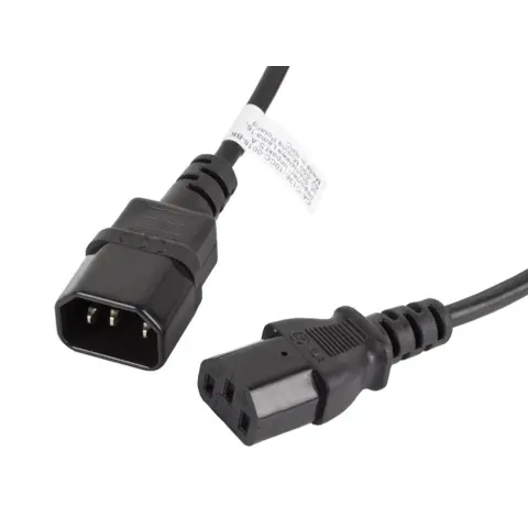 LANBERG IEC Tápkábel Fekete 1.8m CA-C13E-10CC-0018-BK